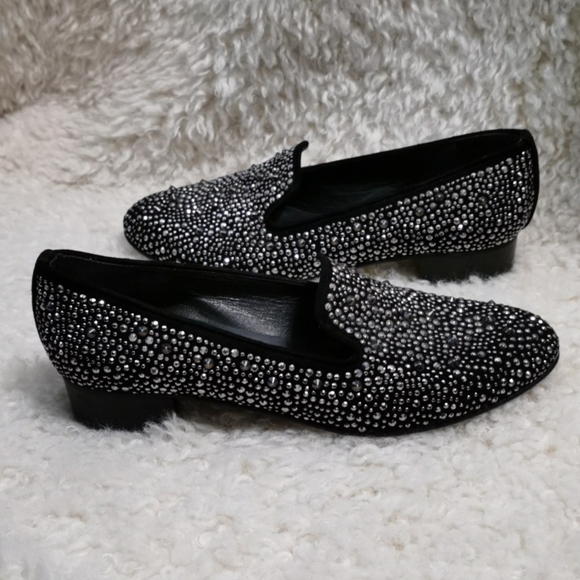 Stuart Weitzman Studded Loafers 6.5 - Picture 1 of 9